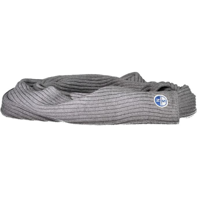 North Sails Sjaal Breed ribbreisel met logopatch