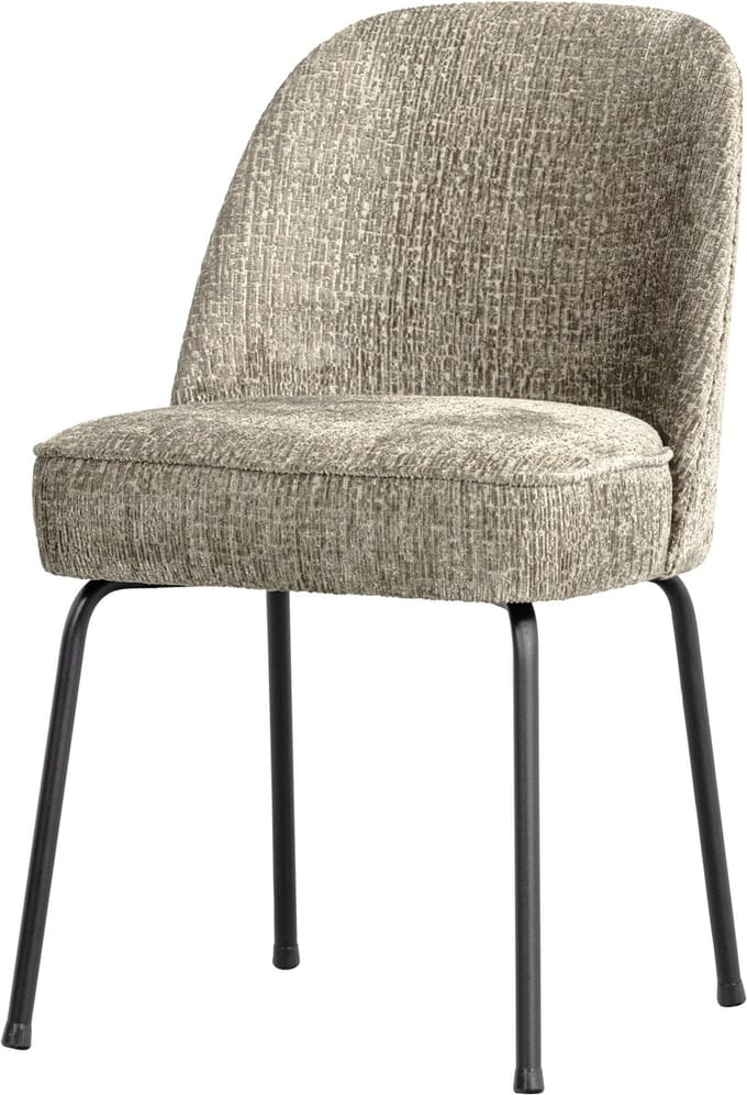 WOOOD Vogue Eetkamerstoel - Structure Velvet - Wheatfield - 82,5x50x57