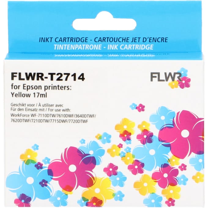 FLWR Inktcartridge / 27XL geel /  geschikt voor Epson