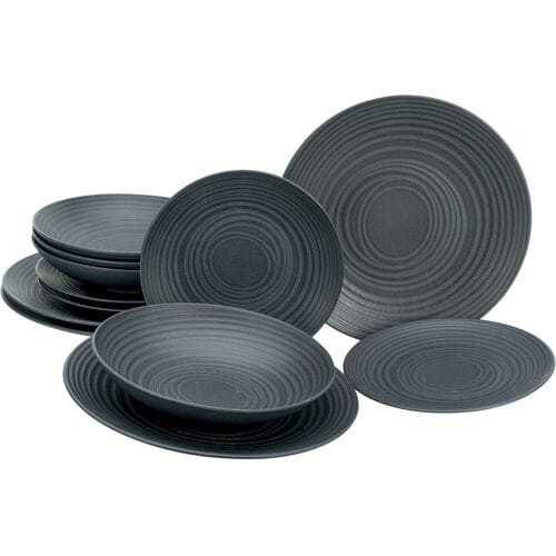 CREATABLE Serviesset Lava Stone 12-delig