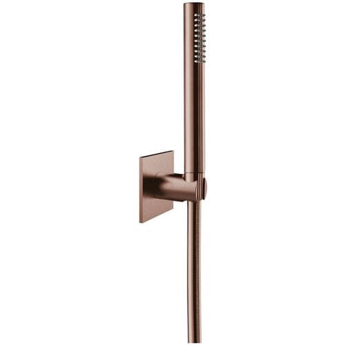Herzbach DESIGN iX PVD tub set with cone holder seven square 21.914000.2.39