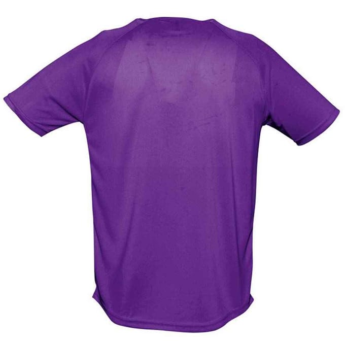 SOLS Heren Sportief Raglan T-shirt (Donkerpaars)