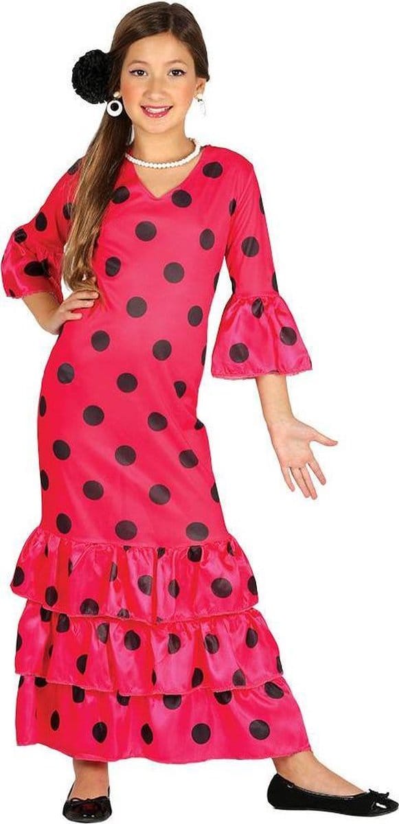 Flamenco jurkje Kinderen Kinderen Vrouwen Roze Maat 104