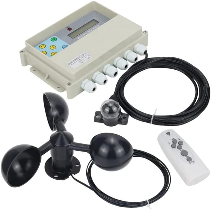 Zonne Tracker Controller - Automatische Volger - Zon Energie - Dubbele As - 12 Volt - Wit Zwart