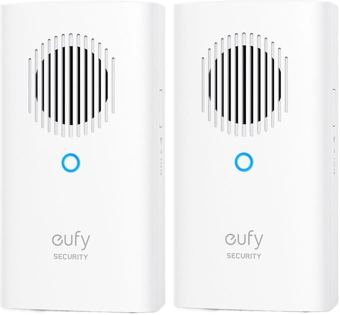 eufy Deurbelgong voor E340/C30/C31 Wit - 2pack (T8023321)