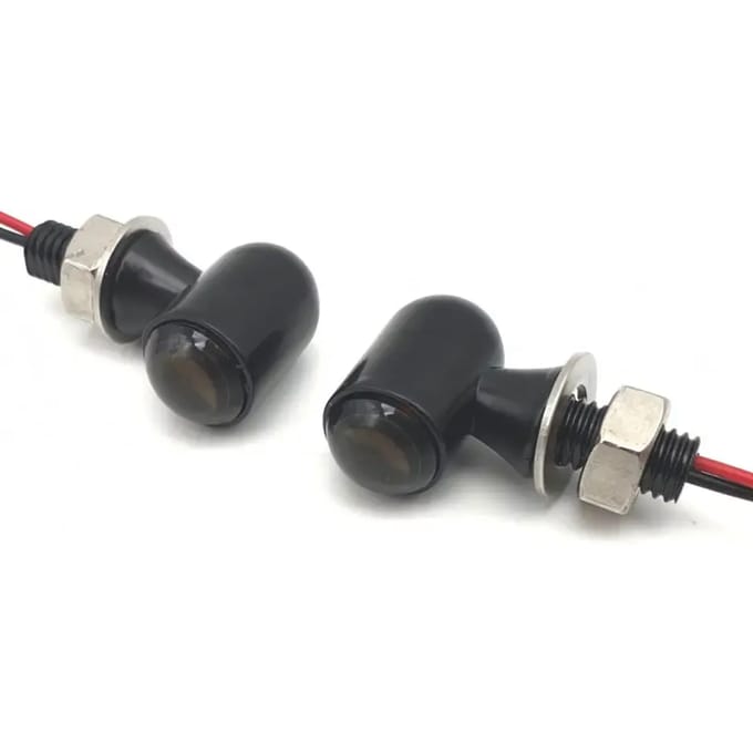Paar motorfiets LED-knipperlichten Brazoline Proton-Micron