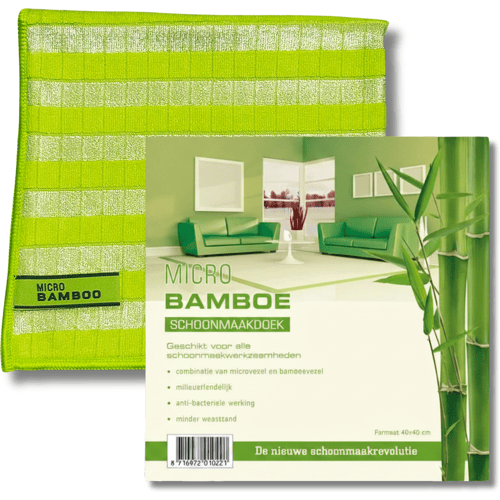 MICRO-BAMBOE Schoonmaakdoek – Duurzame Doek voor Keuken & Huis - 1 stuk