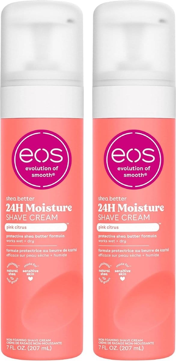 eos Shea Better Shave Cream – Pink Citrus – Scheercrème – 414 ml