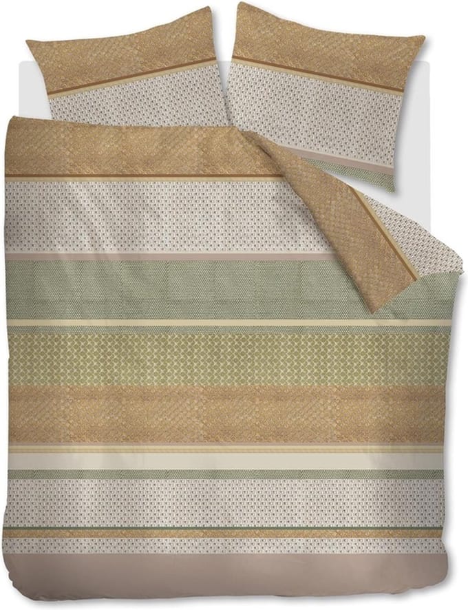 At Home by BeddingHouse Rows dekbedovertrek - Tweepersoons - 200x200/220 - Multi