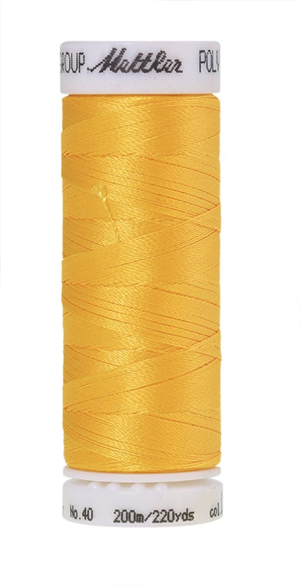 Mettler borduurgaren - Geel - Nr 506 - Polysheen - 200 meter