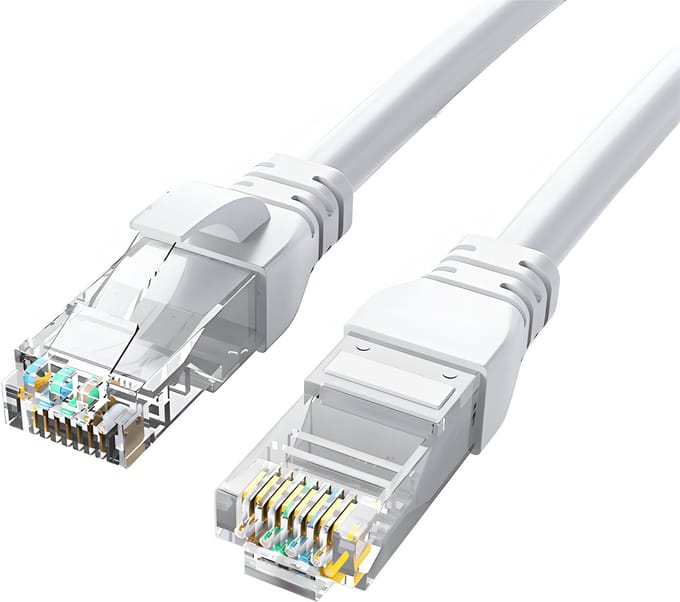 Rainbecom - Internetkabel 5 meter - CAT6 - Patchkabel – UTP CCA - Kabel - Ethernet Kabel - RJ45 - LAN Cable – Netwerkkabel - Grijs