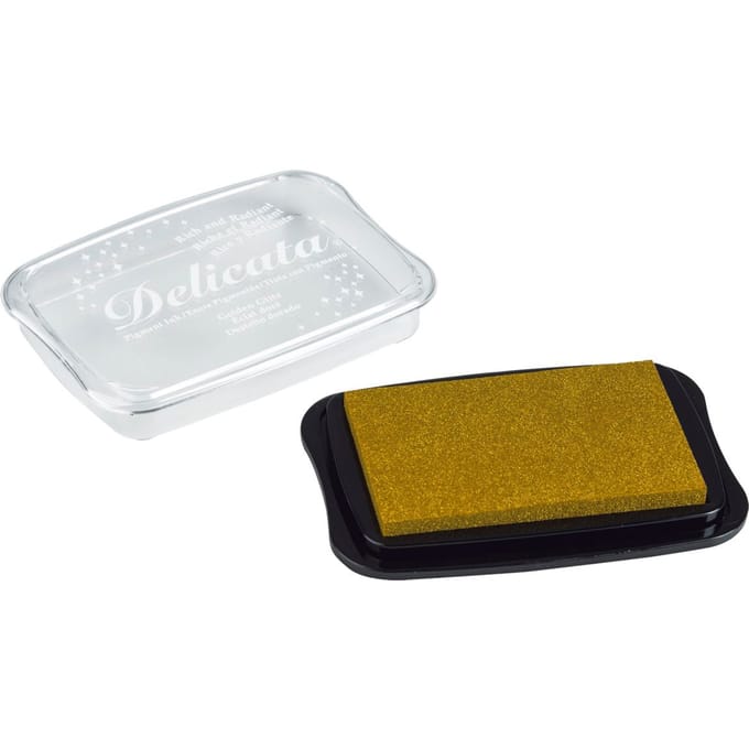 Stempelkussens "Delicata Metallic" - Goud