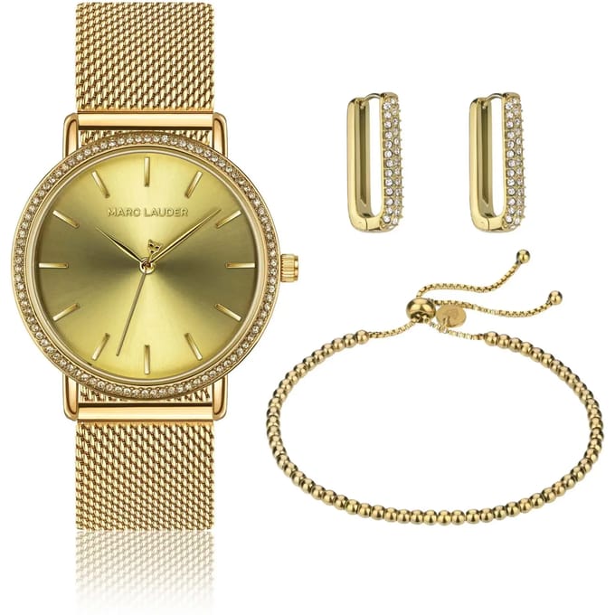 Dames mesh horloge Marc Lauder Marbella