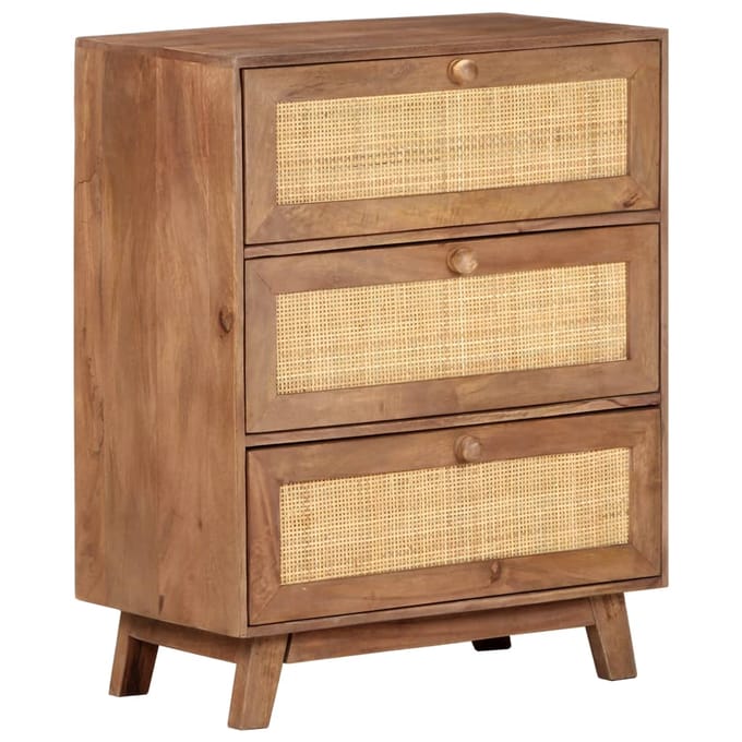 vidaXL - Dressoir - 61x35x76 - cm - massief - mangohout