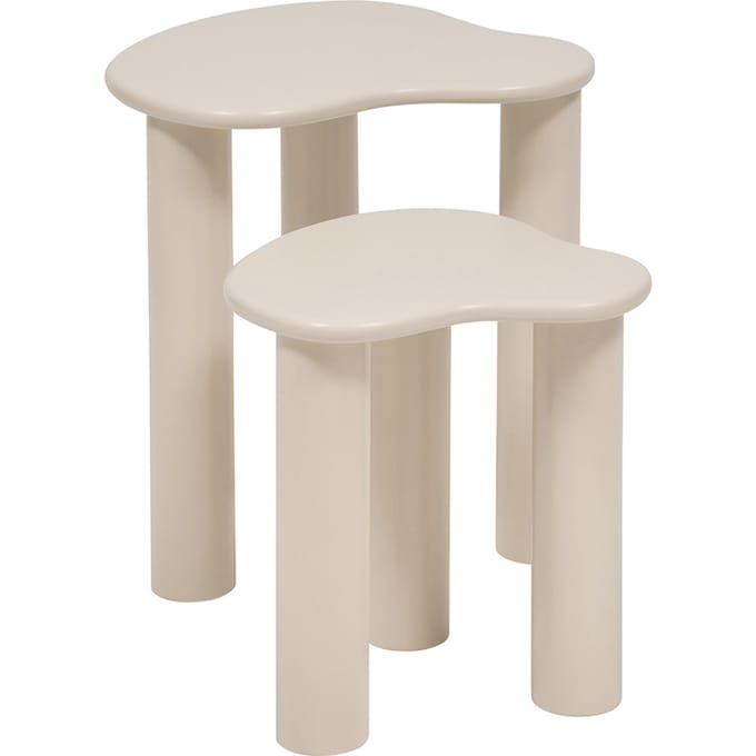 Eazy Living Bijzettafel Set Isaline Ivoor