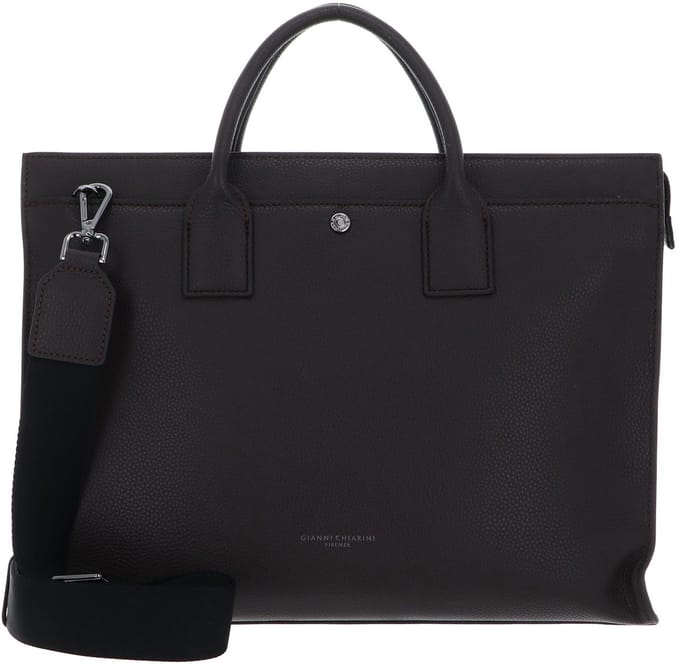 GIANNI CHIARINI Handtas Schoudertas Florence Handbag T.Moro Donkerbruin