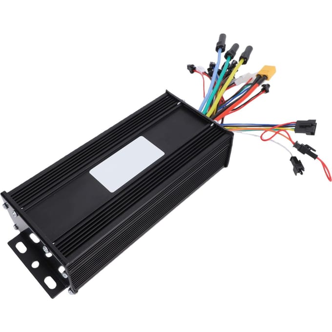 Elektrische Fiets Controller 36V 48V 52V 45A 3 Modi Sinusgolf Borstelloze Motor Controller black
