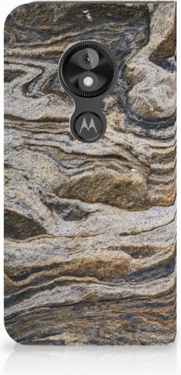 Motorola Moto E5 Play Standcase Steen