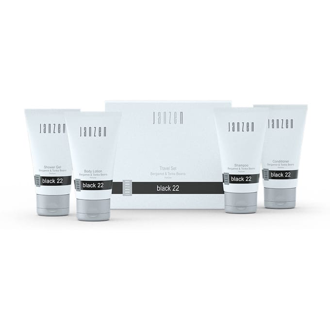 Janzen Black 22 Travel Set Bergamot & Tonka Beans