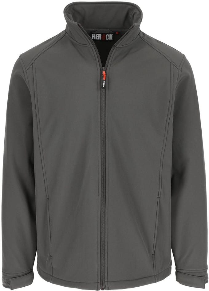 Herock Julius Softshell Werkjas Heren – Winddicht & Waterafstotend – Antraciet – Maat M