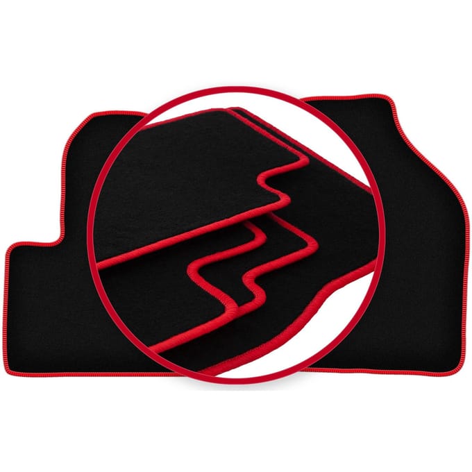 CARLUX-RED automatten voor: Ford Transit Connect combivan (2003-2012)
