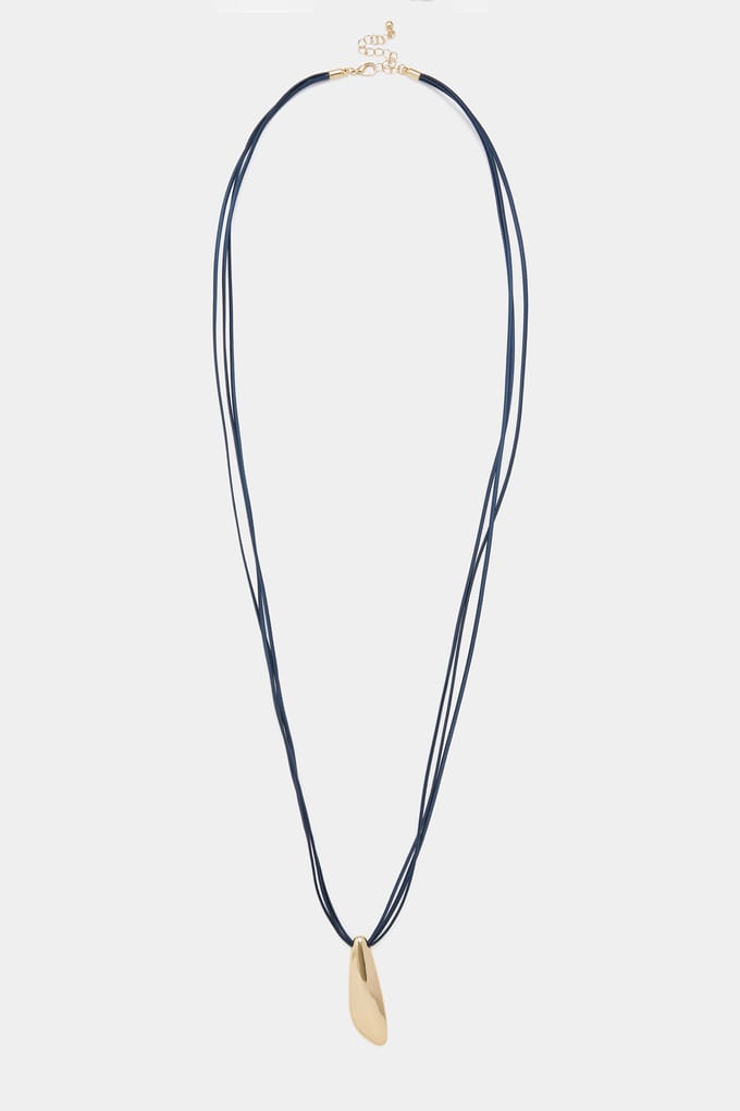 Yours Goudkleurige Koordketting Met Hangersize One Size
