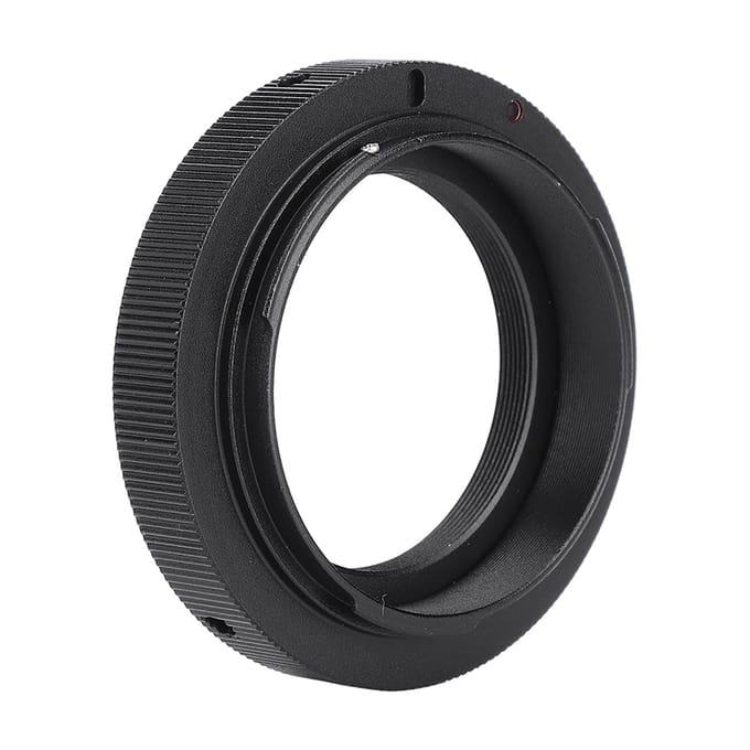 T2 Adapterring T-vatting Spiegelobjectief Telefoto Telescoop naar DSLR-camera (T2-EOS) black