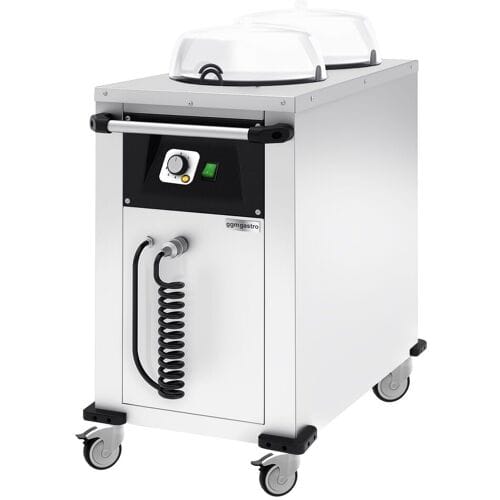 GGM Gastro Tellerspender - beheizt - 2 kW - mit Rollen - 100 Teller