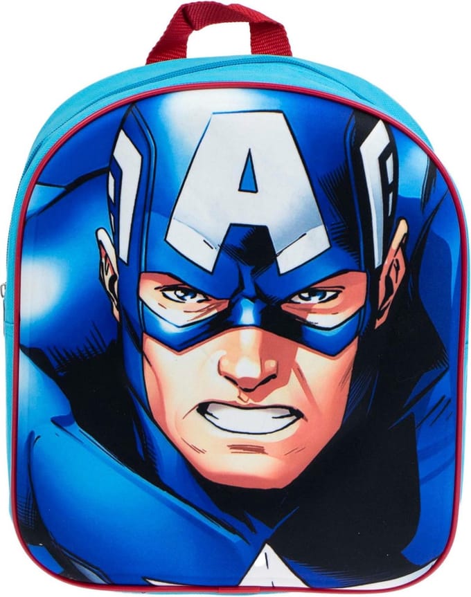 Marvel The Avengers - Rugzak - Captain America - 3D - 30 cm