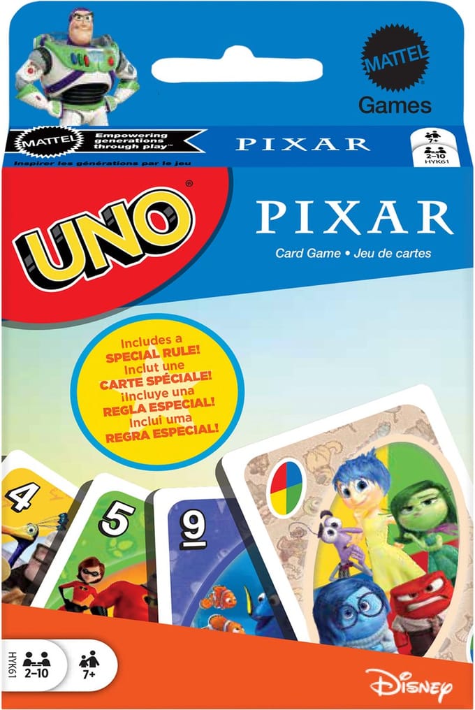 Mattel Games UNO Pixar