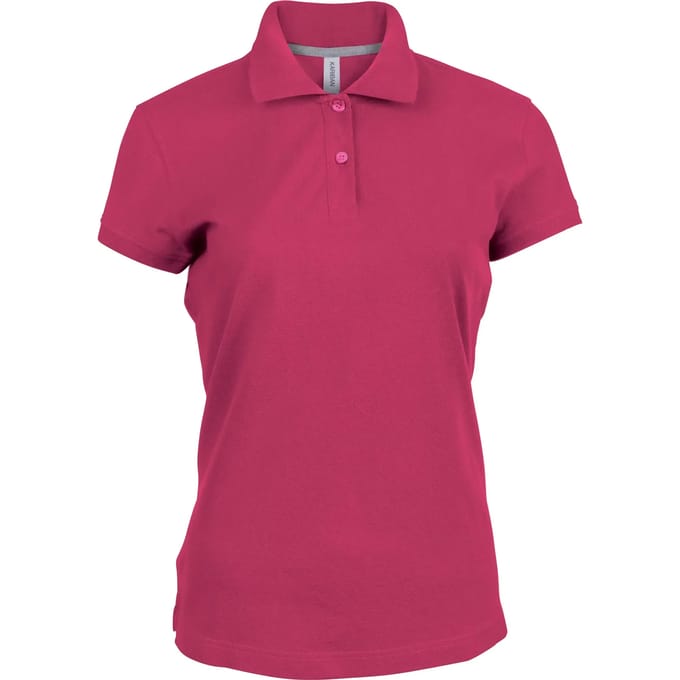 Kariban Damespolo korte mouwen K242 - Fuchsia - S