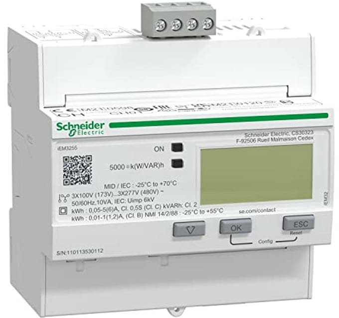 Energymeter Trifasige KWH Meter met Modbus