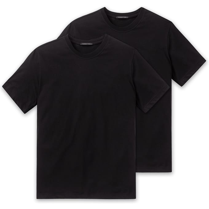 Schiesser American 2P Ronde hals Heren Ondershirt - Maat M