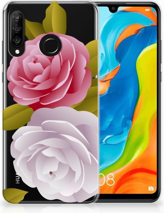 Huawei P30 Lite TPU Case Roses