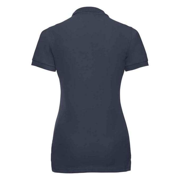 Russell Dames/Dames Piqué Stretch Poloshirt (Franse marine)