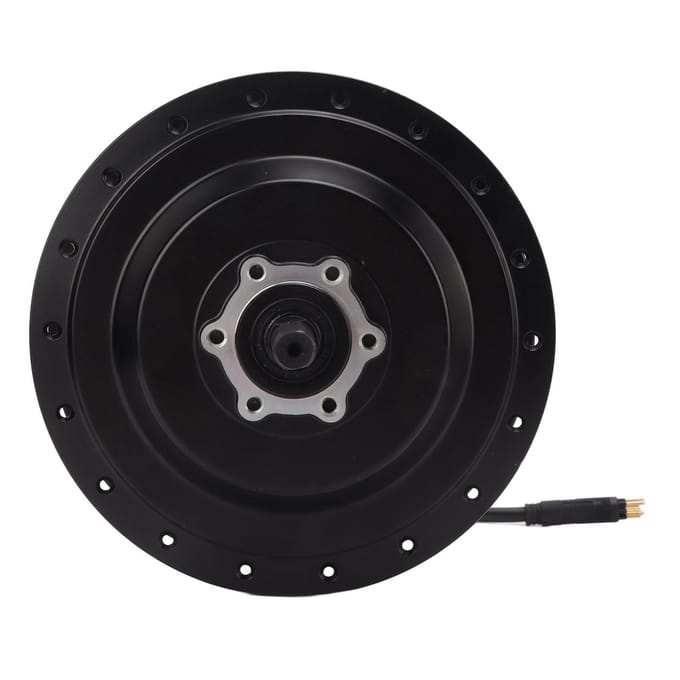 Kit de conversion de moteur de moyeu de vélo électrique à propulsion arrière 48 V 350 W, étanche, bruit de 55 dB, pour bricolage black