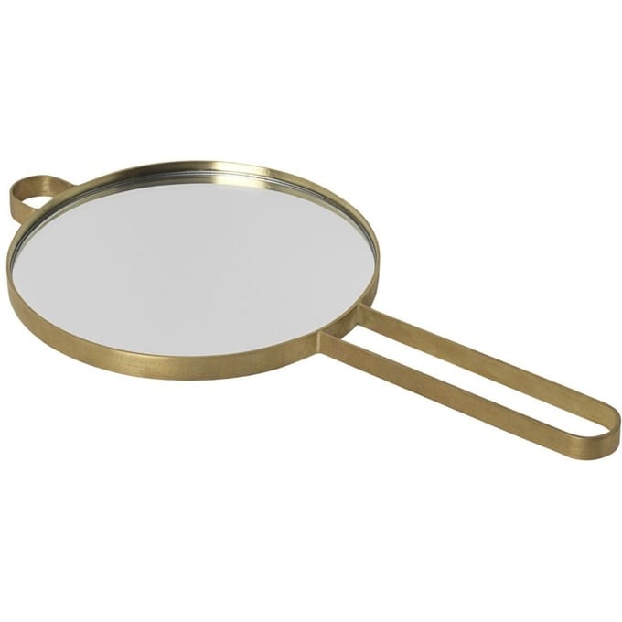 Ferm Living - Poise handspiegel - messing - brons