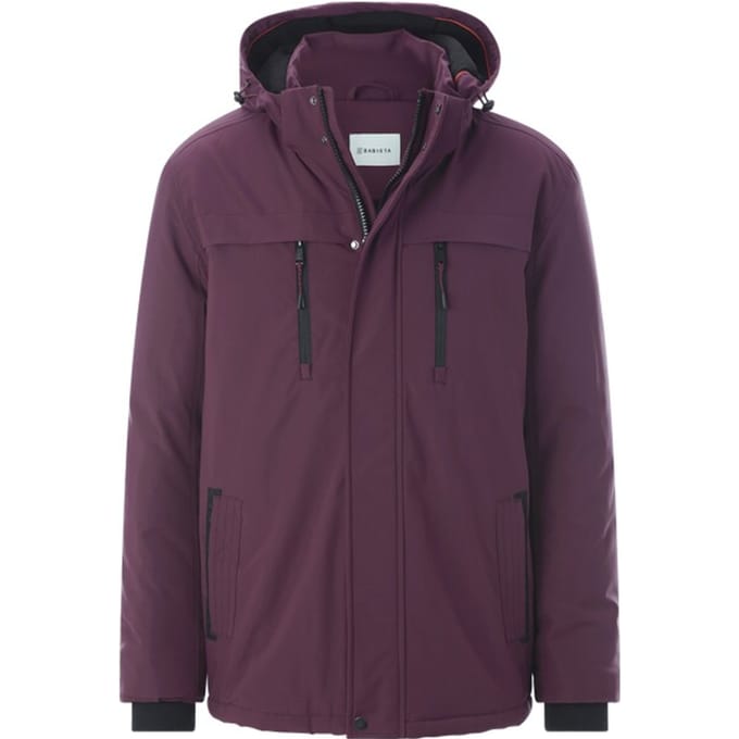 Babista herren Outdoorjack - 54 - donkerrood - Plus Size