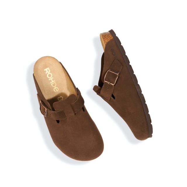 Rohde Alba - dames slof - Bruin - maat 43 (EU) 9 (UK)