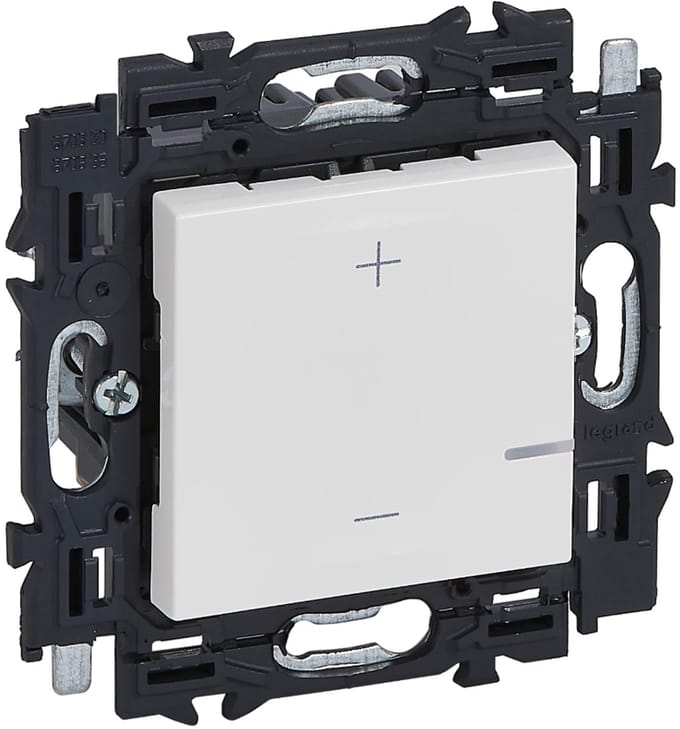 Legrand ecodimmer volledig apparaat met wip 2-draads 125W - Valena Next wit glans (741563A)