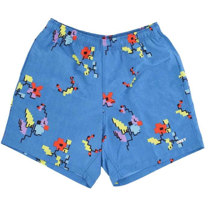 Easy Digital Short Herenshort Atlantic Blue Multi