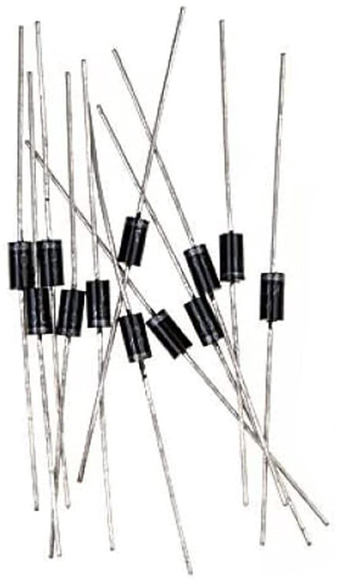 100x 1N4007 DO-41 gelijkrichterdiode 1A 1000V voor elektronische toepassingen en circuits