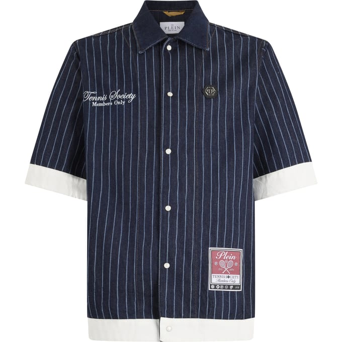 Shortsleeve Denim Overshirt Tennis