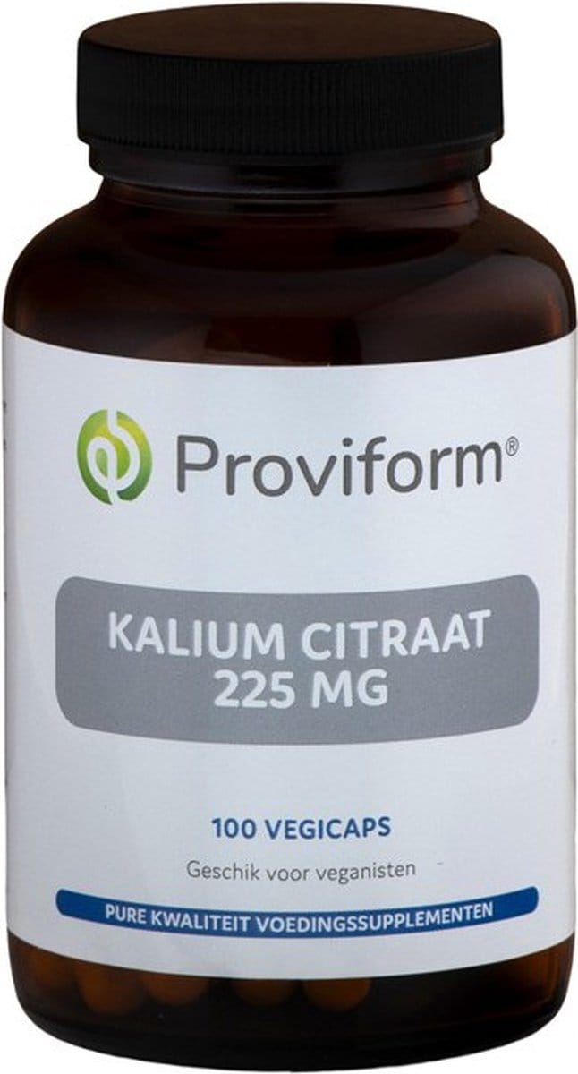 Proviform Kalium citraat 225mg 100 Vegetarische capsules