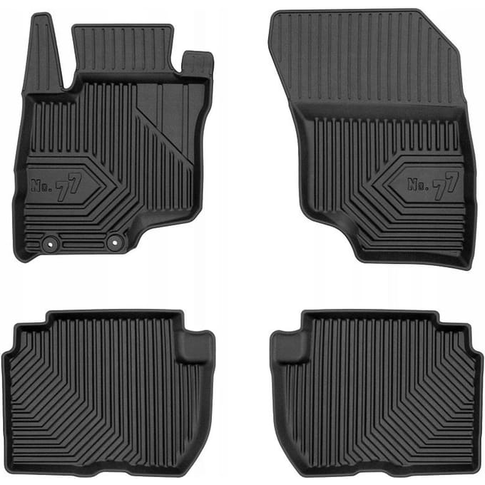 Frogum No.77 Geschikt voor MITSUBISHI Eclipse Cross PHEV vanaf 2021 - Automatten Set - Hybride - TPE Rubber - 4 cm Rand