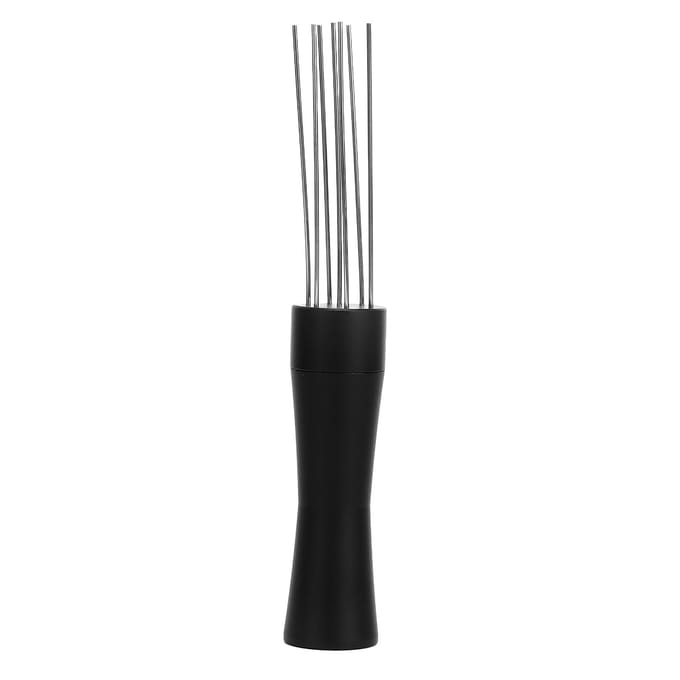 Koffiepoeder Hand Tamper Distributeur Koffieroerder Naaldtype Distributeur Koffiehulp black