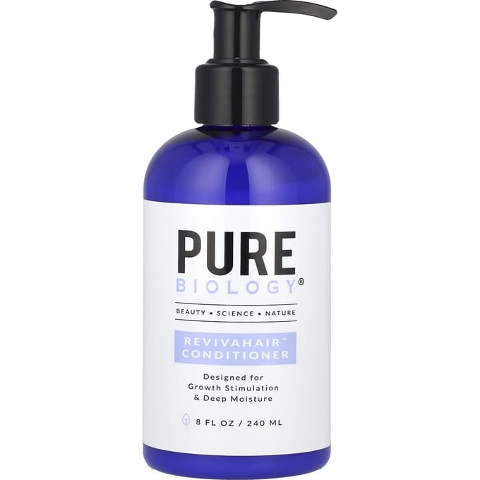 Pure Biology, RevivaHair Conditioner with Procapil, 8 fl oz (240 ml) blue
