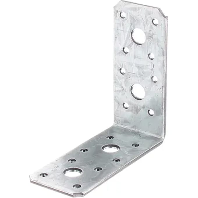 Alberts Verbindingshoek - Verzinkt Staal - 90x90x40mm