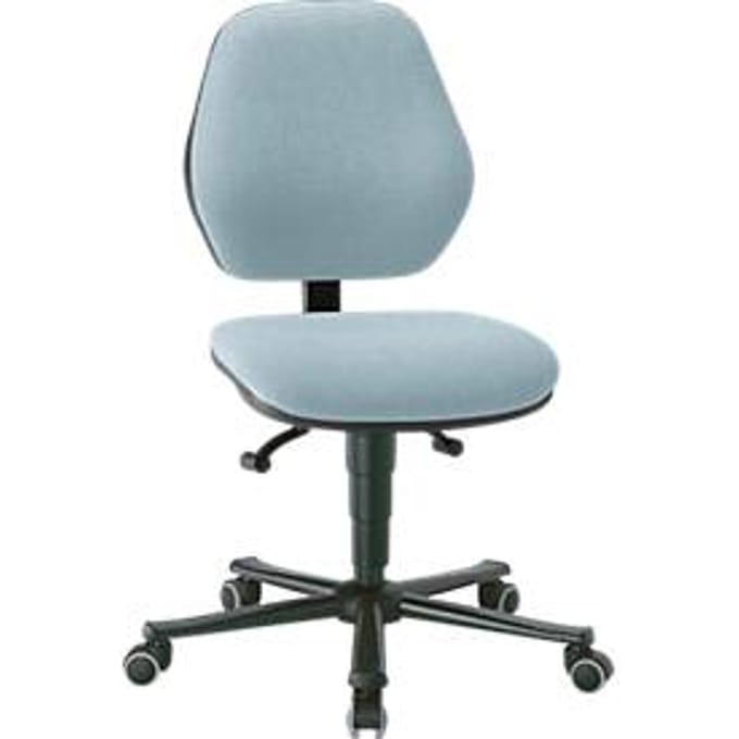 Labostoel LEANOS 9133, stoffen bekleding, Duotec grijs