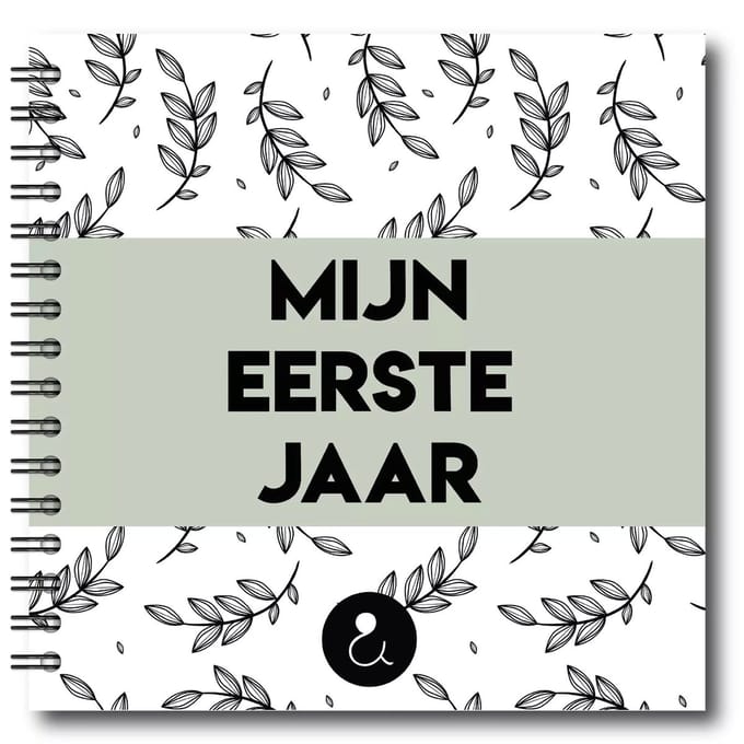Studio Ins & Outs Babyboek 'Mijn eerste jaar' - Groen